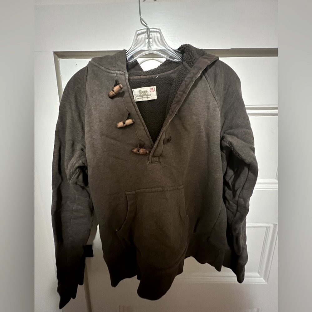 J.Crew Vintage Sherpa Lined Brown Fleece